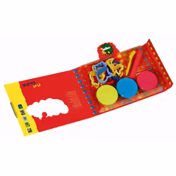 F.I.L.A. Set Pasta Giotto Bebe' - Contiene 3 Barattoli Di Pasta Modellabile, 6 Formine, Mattarello E Coltellino
