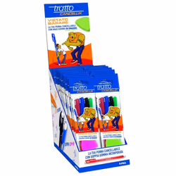 Tratto 817200, Nero, Blu, Verde, Rosso, 80 pz
