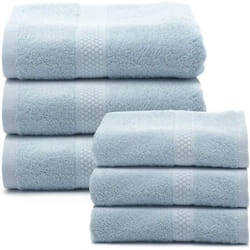 Caleffi - Set Asciugamani Bagno Viso e Bidet in Morbida Spugna 100% Cotone