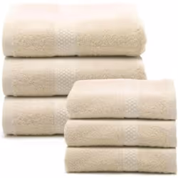 Il set Caleffi in spugna 100% cotone è la scelta perfetta per chi cerca un prodotto di alta qualità, resistente e confortevol ...