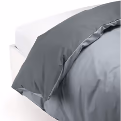 Caleffi sacco copripiumino cotone tinta unita singolo grigio - 58568. Caleffi, la casa dei sogni - Dalla camera da letto al b ...