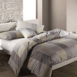 Caleffi - Completo Letto Matrimoniale con Copripiumino Matrimoniale 255x200 a Sacco non Imbottito 100% Cotone con Fessura Patella 40 cm + 2 Federe