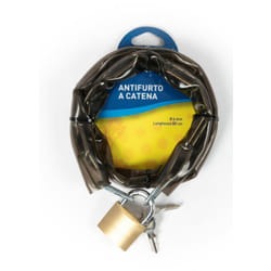 On Bike - Antifurto a catena per bici 0,6x80cm con serratura antiscasso