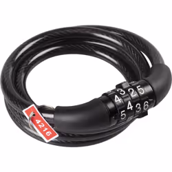 Antifurto a cavo modello a spirale con rivestimento in pvc protettivo ideato per difendere la tua bici da tentativi di furto. ...