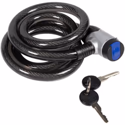 Antifurto a cavo modello a spirale con rivestimento in pvc ideato per difendere la tua bici da tentativi di furto. Costituito ...