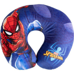 Marvel - Cuscino per collo da Viaggio Cervicale in tessuto Spiderman Uomo ragno Supereroi Bambini