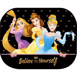 DISNEY Tendina laterale Disney Principesse per auto statica, 44x35 cm