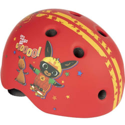 Bing - Casco street ciclo-skateboard bambino coniglietto 48 -52 cm protezione rosso