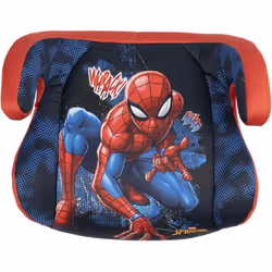 MARVEL Alzabimbo ISOFIX Marvel Spiderman adatto a bambini con altezza da 125 a 150 cm supereroi uomo ragno seggiolino rosso a ...