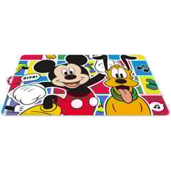 Disney - Tovaglietta individuale colorata per bambini in plastica Mickey Mouse Topolino Pluto