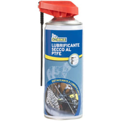 On Bike - Lubrificante secco al ptfe spray 400 ml con doppio erogatore e resistente all'acqua, agli olii e all'abrasione
