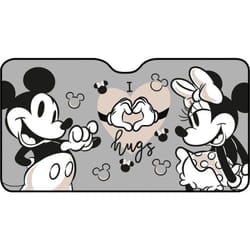 Disney - Parasole anteriore parabrezza auto Bambino Bambina Mickey Mouse 130x70cm con grafica Topolino e Minnie su fondo blu