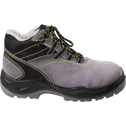 Scarpe antinfortunistiche alte con metallo S1P in pelle scamosciata colore nero e grigio taglia 44 - Goodyear
