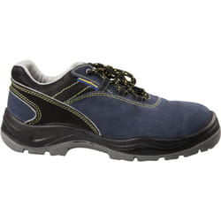 Scarpe antinfortunistiche con metallo S1P in pelle scamosciata colore blu e nero taglia 42 - Goodyear