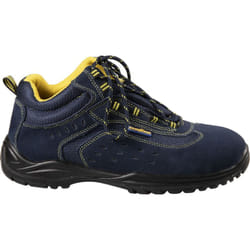 Goodyear Scarpe antinfortunistiche alte metal-free S1P in pelle scamosciata blu numero 40