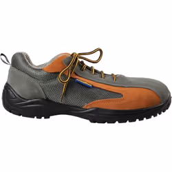 GOODYEAR Goodyear Scarpe antinfortunistiche metal-free S1P in pelle scamosciata e tessuto grigio/mattone numero 39
