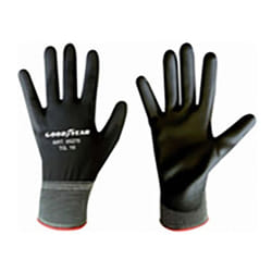 Goodyear - guanti in poliestere e poliuretano taglia 9 colore nero, guanti da lavoro