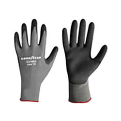 Goodyear - Guanti in nylon e schiuma di lattice taglia 10 colore nero/grigio, guanti da lavoro