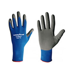 Goodyear - Guanti in nylon e schiuma di lattice taglia 10 colore blu/nero, guanti da lavoro