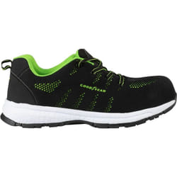 Goodyear - Scarpe antinfortunistiche metal-free in tessuto nero e verde S1P numero 40
