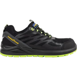 Goodyear - Scarpe antinfortunistiche metal-free SP1 in tessuto nero e verde taglia 41