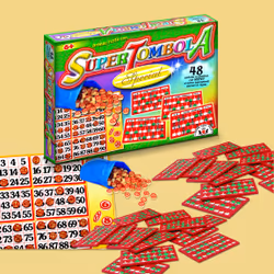 Edizione Marca Stella Super Tombola Special 48 Cartelle, Carta da gioco, Gioco di probabilità, 6 anno/i, Gioco di famiglia