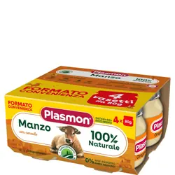 Plasmon omogeneizzato manzo 4 x 80 g