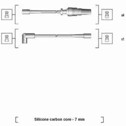 Set di cavi d'accensione MAGNETI MARELLI 941085160568