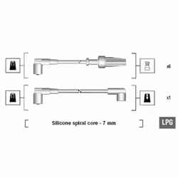 Set di cavi d'accensione MAGNETI MARELLI 941085210571 - Vista aggiuntiva 2