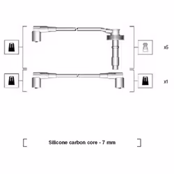 Set di cavi d'accensione MAGNETI MARELLI 941215110796