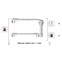 Set di cavi d'accensione MAGNETI MARELLI 941295030852 - Vista aggiuntiva 4