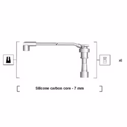 Set di cavi d'accensione MAGNETI MARELLI 941285150872 - Vista aggiuntiva 4