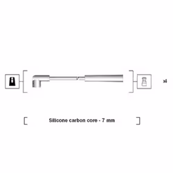 Set di cavi d'accensione MAGNETI MARELLI 941295050877