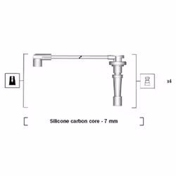 Set di cavi d'accensione MAGNETI MARELLI 941315070894