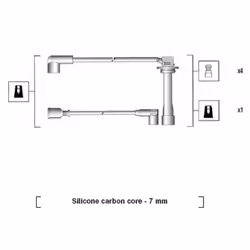 Set di cavi d'accensione MAGNETI MARELLI 941325010895 - Vista aggiuntiva 4