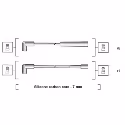 Set di cavi d'accensione MAGNETI MARELLI 941425020940