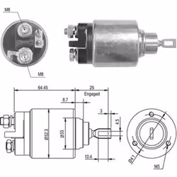 Interruttore solenoide, avviamento MAGNETI MARELLI 940113050011