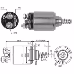 Interruttore solenoide, avviamento MAGNETI MARELLI 940113050186 - Vista aggiuntiva 4