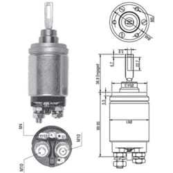 Interruttore solenoide, avviamento MAGNETI MARELLI 940113050259