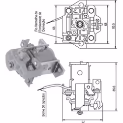 Interruttore solenoide, avviamento MAGNETI MARELLI 940113050336