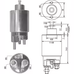 Interruttore solenoide, avviamento MAGNETI MARELLI 940113050354