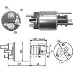 Interruttore solenoide, avviamento MAGNETI MARELLI 940113050453