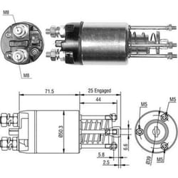 Interruttore solenoide, avviamento MAGNETI MARELLI 940113050460