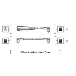 Set di cavi d'accensione MAGNETI MARELLI 941318111047