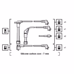 Set di cavi d'accensione MAGNETI MARELLI 941318111091 - Vista aggiuntiva 5