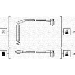 Set di cavi d'accensione MAGNETI MARELLI 941318111154