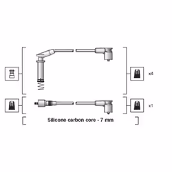 Set di cavi d'accensione MAGNETI MARELLI 941318111154