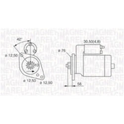 Motorino di avviamento MAGNETI MARELLI 063521230120