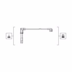 Set di cavi d'accensione MAGNETI MARELLI 941319170081