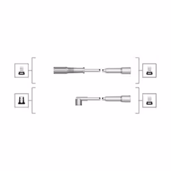 Set di cavi d'accensione MAGNETI MARELLI 941319170066